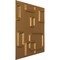 Ekena Millwork 11 7/8in. W x 11 7/8in. H Oslo EnduraWall Decorative 3D Wall Panel Covers 0.98 Sq. Ft. WP12X12OSBGL - alternate 6